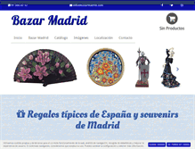 Tablet Screenshot of bazarmadrid.com